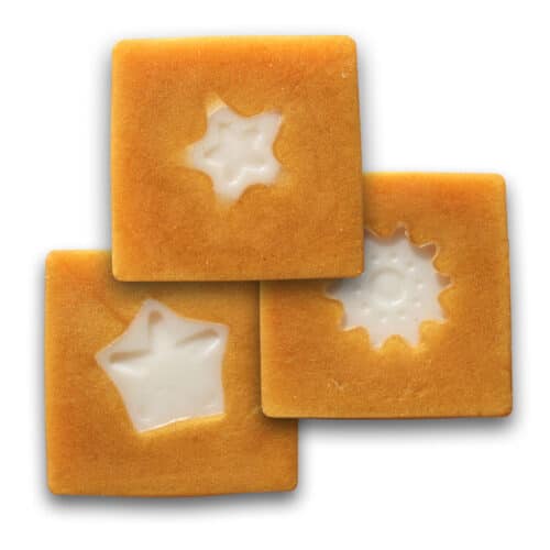 zestaw 3 mydełkowych kostek Gwiazdka w Złocie 3x50g